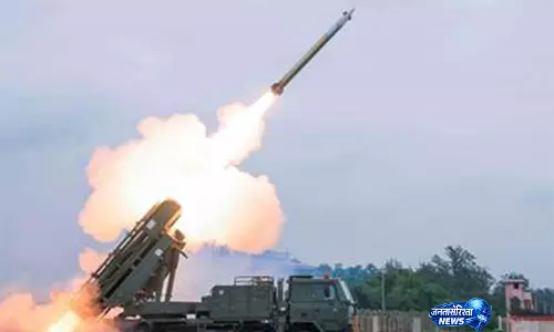 DRDO ने पिनाका लॉन्ग रेंज गाइडेड रॉकेट का सफल उड़ान परीक्षण किया DRDO ने पिनाका लॉन्ग रेंज गाइडेड रॉकेट का सफल उड़ान परीक्षण किया
