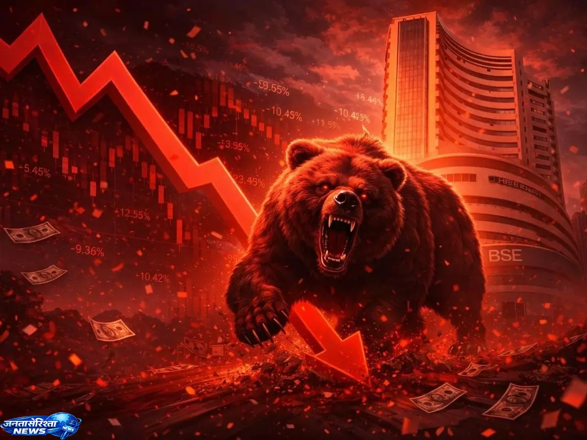 Global टेंशन ने बिगाड़ा खेल, सेंसेक्स धड़ाम निफ्टी भी फिसला Global टेंशन ने बिगाड़ा खेल, सेंसेक्स धड़ाम निफ्टी भी फिसला