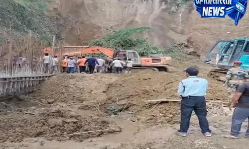 Arunachal के तेज़ू में लैंडस्लाइड का कहर, कंस्ट्रक्शन साइट पर दो श्रमिकों ने गंवाई जान