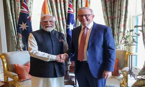 PM मोदी के ऑस्ट्रेलिया दौरे से 18 बड़े नतीजे मिले, डिफेंस, एनर्जी, टेक्नोलॉजी और एजुकेशन के रिश्ते और गहरे हुए PM मोदी के ऑस्ट्रेलिया दौरे से 18 बड़े नतीजे मिले, डिफेंस, एनर्जी, टेक्नोलॉजी और एजुकेशन के रिश्ते और गहरे हुए