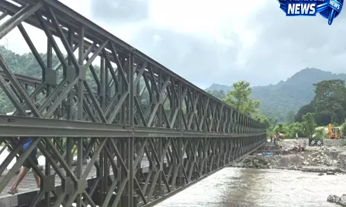 दुधिया को मिली बड़ी राहत, सेना द्वारा निर्मित बेली ब्रिज पर शुरू हुआ आवागमन दुधिया को मिली बड़ी राहत, सेना द्वारा निर्मित बेली ब्रिज पर शुरू हुआ आवागमन