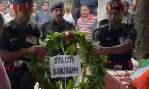 Assam राइफल्स के जवान चंद्र मोहन सिंह को गाजियाबाद ने किया नमन