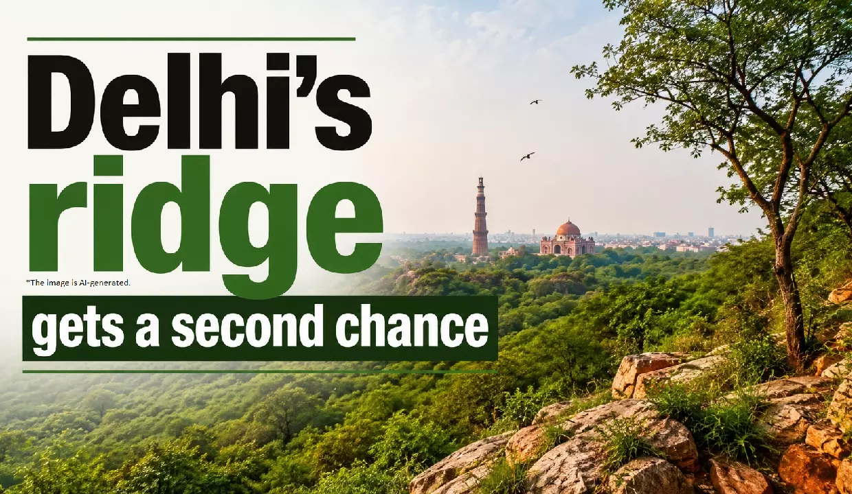 दिल्ली के रिज को दूसरा मौका मिला दिल्ली के रिज को दूसरा मौका मिला