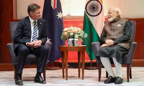 पीएम मोदी ने ऑस्ट्रेलिया के विपक्षी नेता से की मुलाकात, दोनों देशों के संबंधों के लिए पार्टियों के समर्थन पर दिया जोर पीएम मोदी ने ऑस्ट्रेलिया के विपक्षी नेता से की मुलाकात, दोनों देशों के संबंधों के लिए पार्टियों के समर्थन पर दिया जोर