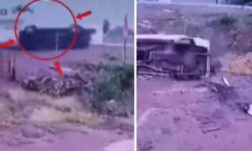 Sehore accident : अनियंत्रित टवेरा कई बार पलटी