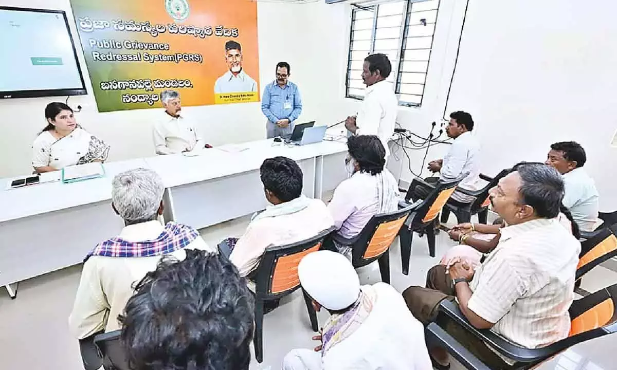 Andhra: नायडू ने 920 किसानों के लिए भूमि संबंधी बाधाएं दूर कीं Andhra: नायडू ने 920 किसानों के लिए भूमि संबंधी बाधाएं दूर कीं