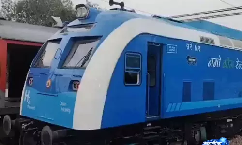 भारत की पहली दैनिक हाइड्रोजन ट्रेन को मंजूरी भारत की पहली दैनिक हाइड्रोजन ट्रेन को मंजूरी