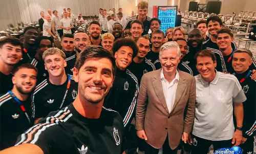 FIFA WC 2026: किंग फिलिप ने खिलाड़ियों का बढ़ाया हौसला FIFA WC 2026: किंग फिलिप ने खिलाड़ियों का बढ़ाया हौसला