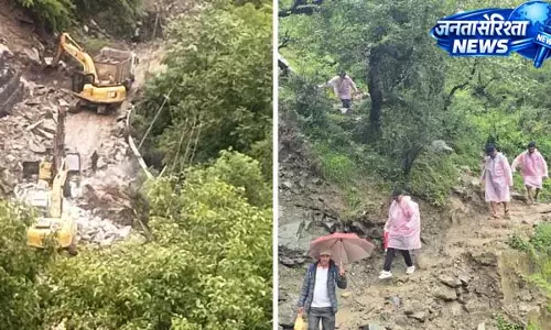 बारिश का कहर: यमुनोत्री हाईवे पर आवाजाही बंद बारिश का कहर: यमुनोत्री हाईवे पर आवाजाही बंद