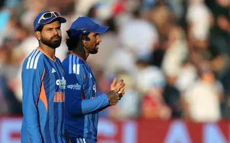 भारत बनाम इंग्लैंड: 2019 के बाद पहली बार हुआ ऐसा, टीम इंडिया को मिली टी20 में तीसरी सबसे बड़ी हार भारत बनाम इंग्लैंड: 2019 के बाद पहली बार हुआ ऐसा, टीम इंडिया को मिली टी20 में तीसरी सबसे बड़ी हार