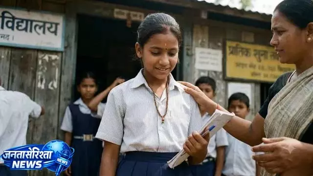 तिलक लगाने पर छात्रा को स्कूल से किया बाहर, हंगामे के बाद वापसी तिलक लगाने पर छात्रा को स्कूल से किया बाहर, हंगामे के बाद वापसी