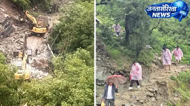 बारिश का कहर: यमुनोत्री हाईवे पर आवाजाही बंद बारिश का कहर: यमुनोत्री हाईवे पर आवाजाही बंद