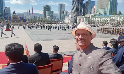 मंगोलिया के राष्ट्रीय पर्व नादम 2026 में भारत की भागीदारी, राजदूत अतुल मल्हारी ने दी शुभकामनाएं मंगोलिया के राष्ट्रीय पर्व नादम 2026 में भारत की भागीदारी, राजदूत अतुल मल्हारी ने दी शुभकामनाएं