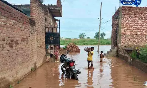 Ambala छावनी में टांगरी नदी की बाढ़ से दहशत