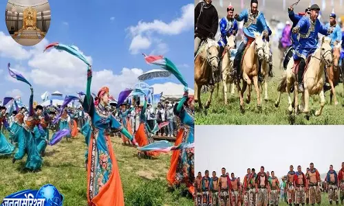सदियों पुरानी खानाबदोश परंपरा का उत्सव, मंगोलिया में शुरू हुआ राष्ट्रीय नादम महोत्सव सदियों पुरानी खानाबदोश परंपरा का उत्सव, मंगोलिया में शुरू हुआ राष्ट्रीय नादम महोत्सव