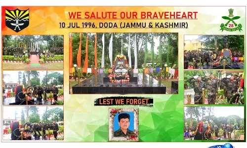 Assam Rifles ने राइफलमैन गोविंद सिंह को उनकी पुण्यतिथि पर भावभीनी श्रद्धांजलि दी Assam Rifles ने राइफलमैन गोविंद सिंह को उनकी पुण्यतिथि पर भावभीनी श्रद्धांजलि दी