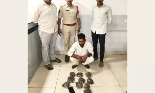 Mailardevpally पुलिस ने 1 किलो गांजा जब्त कर एक व्यक्ति को गिरफ्तार किया Mailardevpally पुलिस ने 1 किलो गांजा जब्त कर एक व्यक्ति को गिरफ्तार किया