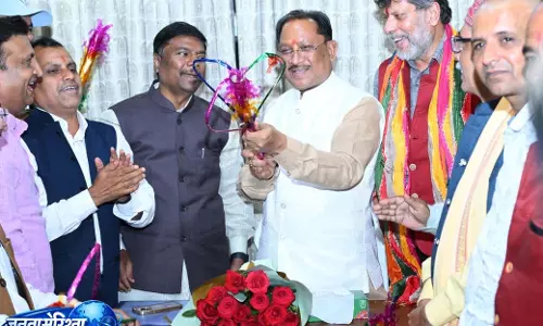 बस्तर गोंचा महापर्व 2026 का निमंत्रण लेकर मुख्यमंत्री विष्णुदेव साय से मिले प्रतिनिधि बस्तर गोंचा महापर्व 2026 का निमंत्रण लेकर मुख्यमंत्री विष्णुदेव साय से मिले प्रतिनिधि
