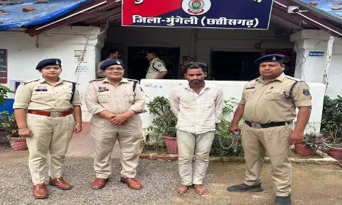 CG में दिव्यांग मूक-बधिर युवती से दुष्कर्म, आरोपी गिरफ्तार CG में दिव्यांग मूक-बधिर युवती से दुष्कर्म, आरोपी गिरफ्तार