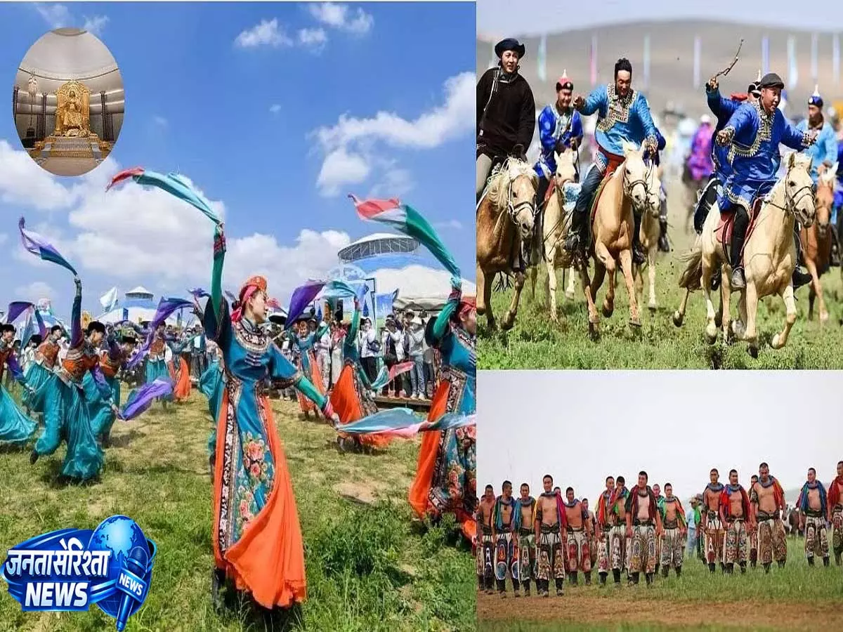 सदियों पुरानी खानाबदोश परंपरा का उत्सव, मंगोलिया में शुरू हुआ राष्ट्रीय नादम महोत्सव सदियों पुरानी खानाबदोश परंपरा का उत्सव, मंगोलिया में शुरू हुआ राष्ट्रीय नादम महोत्सव