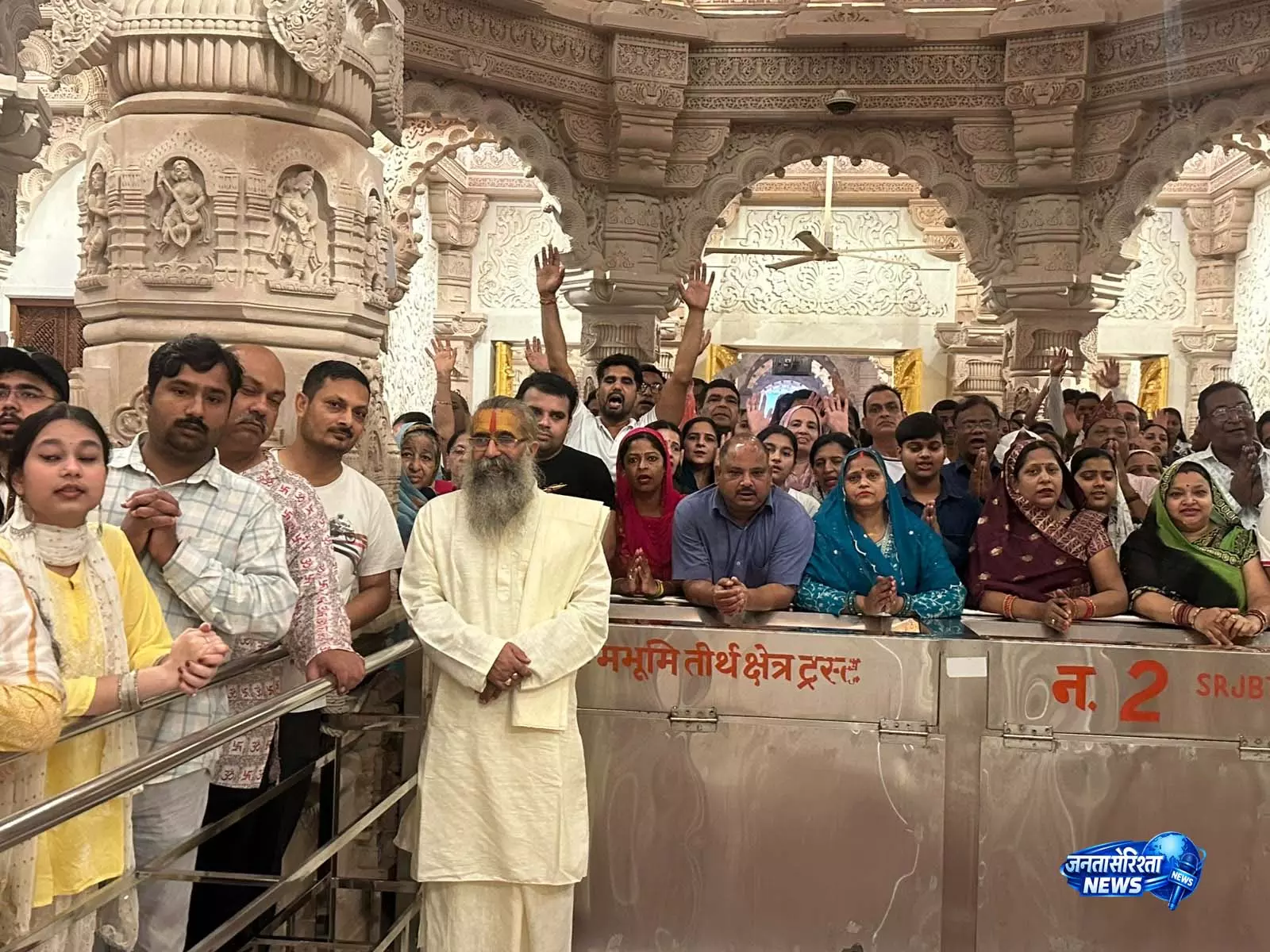 ट्रस्टी Mahant Dinendra Das का कहना है कि राम मंदिर आने वाले श्रद्धालुओं की संख्या में कोई कमी नहीं आई ट्रस्टी Mahant Dinendra Das का कहना है कि राम मंदिर आने वाले श्रद्धालुओं की संख्या में कोई कमी नहीं आई
