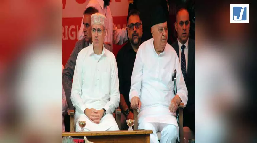 जम्मू-कश्मीर: उमर अब्दुल्ला ने नेशनल कॉन्फ्रेंस को तोड़ने की साजिश का आरोप लगाया जम्मू-कश्मीर: उमर अब्दुल्ला ने नेशनल कॉन्फ्रेंस को तोड़ने की साजिश का आरोप लगाया