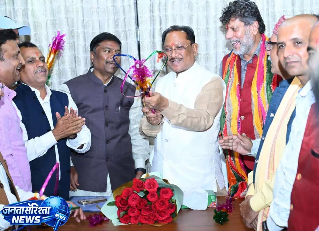 बस्तर गोंचा महापर्व 2026 का निमंत्रण लेकर मुख्यमंत्री विष्णुदेव साय से मिले प्रतिनिधि बस्तर गोंचा महापर्व 2026 का निमंत्रण लेकर मुख्यमंत्री विष्णुदेव साय से मिले प्रतिनिधि