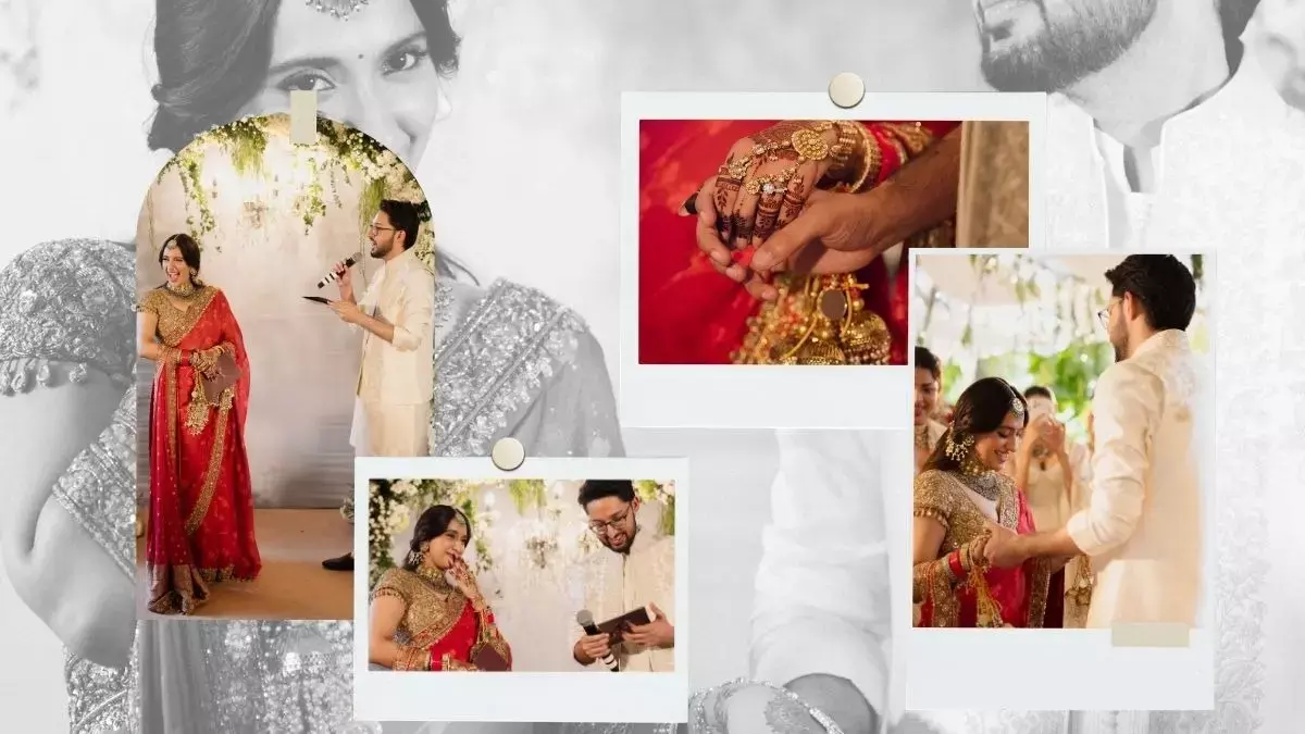सीक्रेट वेडिंग में आकांक्षा रंजन कपूर ने शरण शर्मा संग लिए सात फेरे, तस्वीरें हुईं वायरल