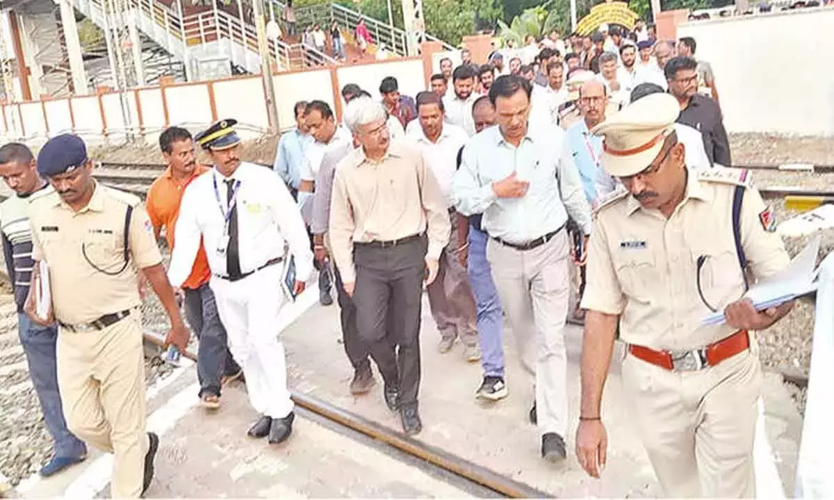 SCOR GM ने गोदावरी पुष्करालु व्यवस्थाओं की समीक्षा की