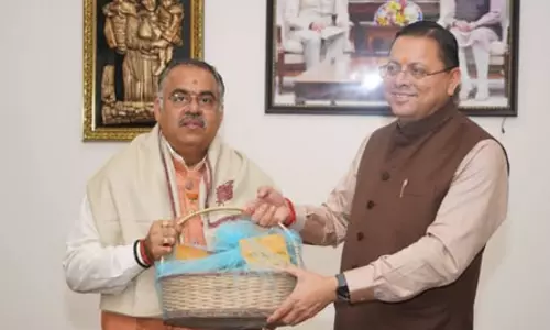 उत्तराखंड में भाजपा का मिशन 2027 तेज, सीएम धामी ने तरुण चुघ से की मुलाकात