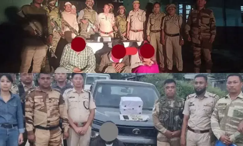 Manipur में बड़ी कार्रवाई: 5 करोड़ की ब्राउन शुगर के साथ ड्रग तस्कर गिरफ्तार Manipur में बड़ी कार्रवाई: 5 करोड़ की ब्राउन शुगर के साथ ड्रग तस्कर गिरफ्तार