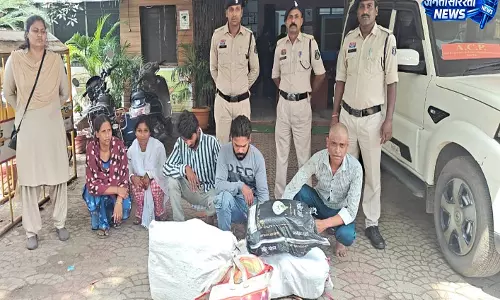 रायपुर में अंतर्राज्यीय गांजा तस्करी नेटवर्क ध्वस्त, 2 महिलाओं समेत 5 आरोपी गिरफ्तार