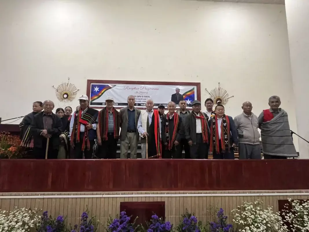 नए चुने गए NNC VP झासा के लिए रिसेप्शन रखा गया