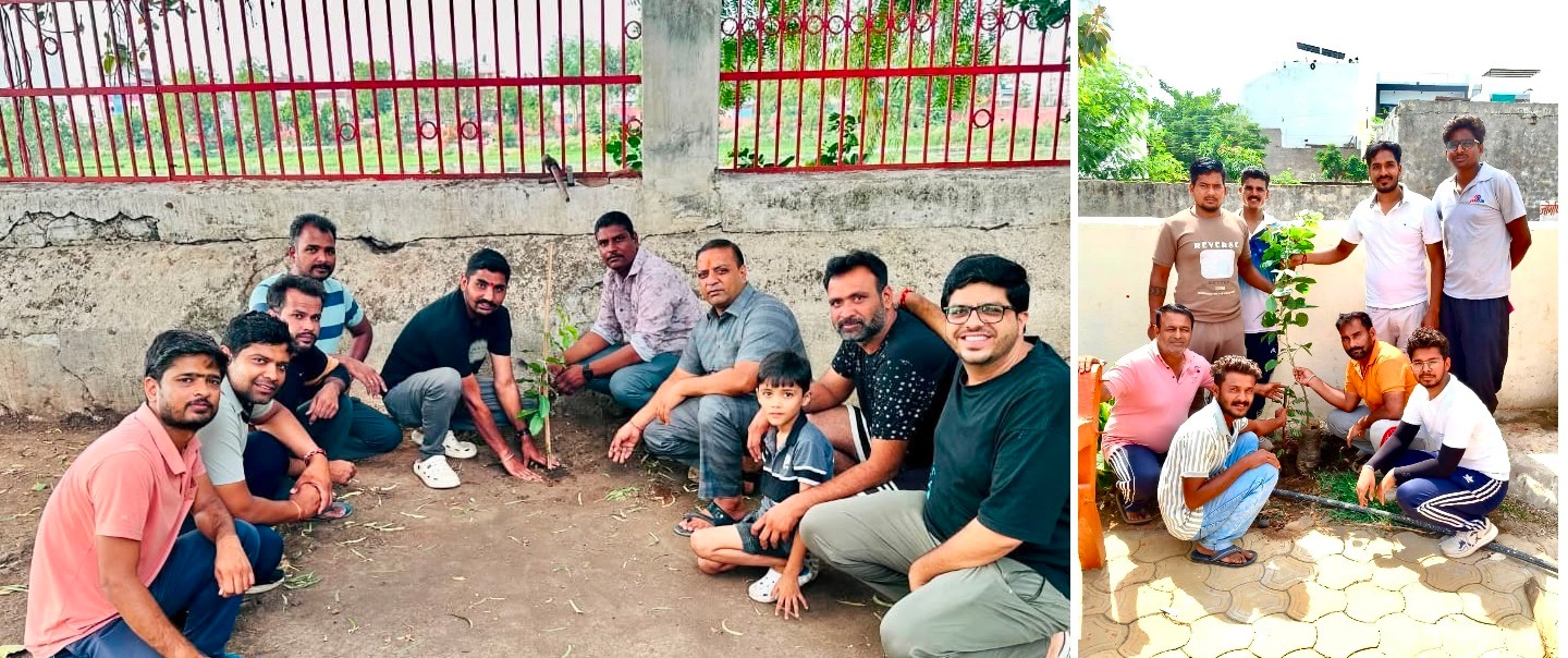 विहिप-बजरंग दल का सेवा सप्ताह, हरित अभियान के तहत भीलवाड़ा में 21 स्थानों पर हुआ सघन वृक्षारोपण