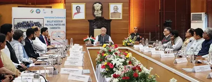 मतपत्र पहुंच को अधिक सुलभ बनाने की जरूरत, राज्यपाल ने लोकतंत्र को लेकर रखी अहम बात मतपत्र पहुंच को अधिक सुलभ बनाने की जरूरत, राज्यपाल ने लोकतंत्र को लेकर रखी अहम बात