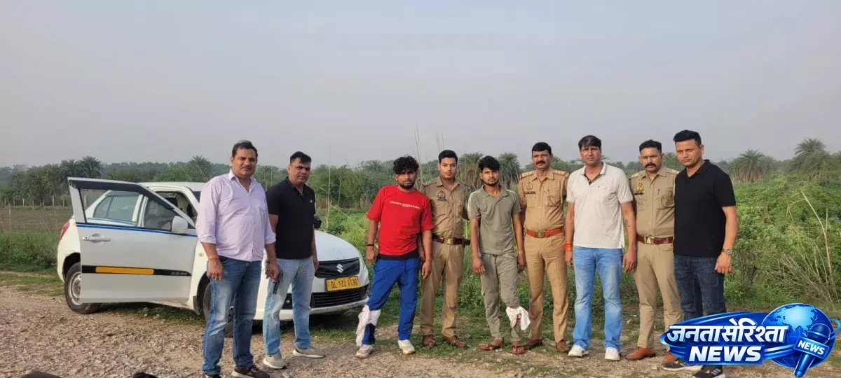 vehicle चेकिंग के दौरान मुठभेड़, दो बदमाश घायल और दो गिरफ्तार vehicle चेकिंग के दौरान मुठभेड़, दो बदमाश घायल और दो गिरफ्तार