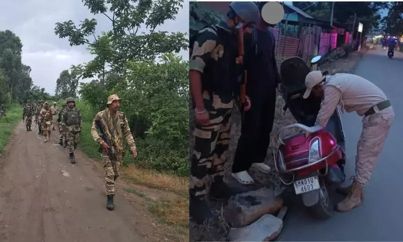 Manipur: हाईवे सुरक्षा दांव पर! NH-37 पर अवैध वसूली के नए वीडियो से मचा हड़कंप Manipur: हाईवे सुरक्षा दांव पर! NH-37 पर अवैध वसूली के नए वीडियो से मचा हड़कंप