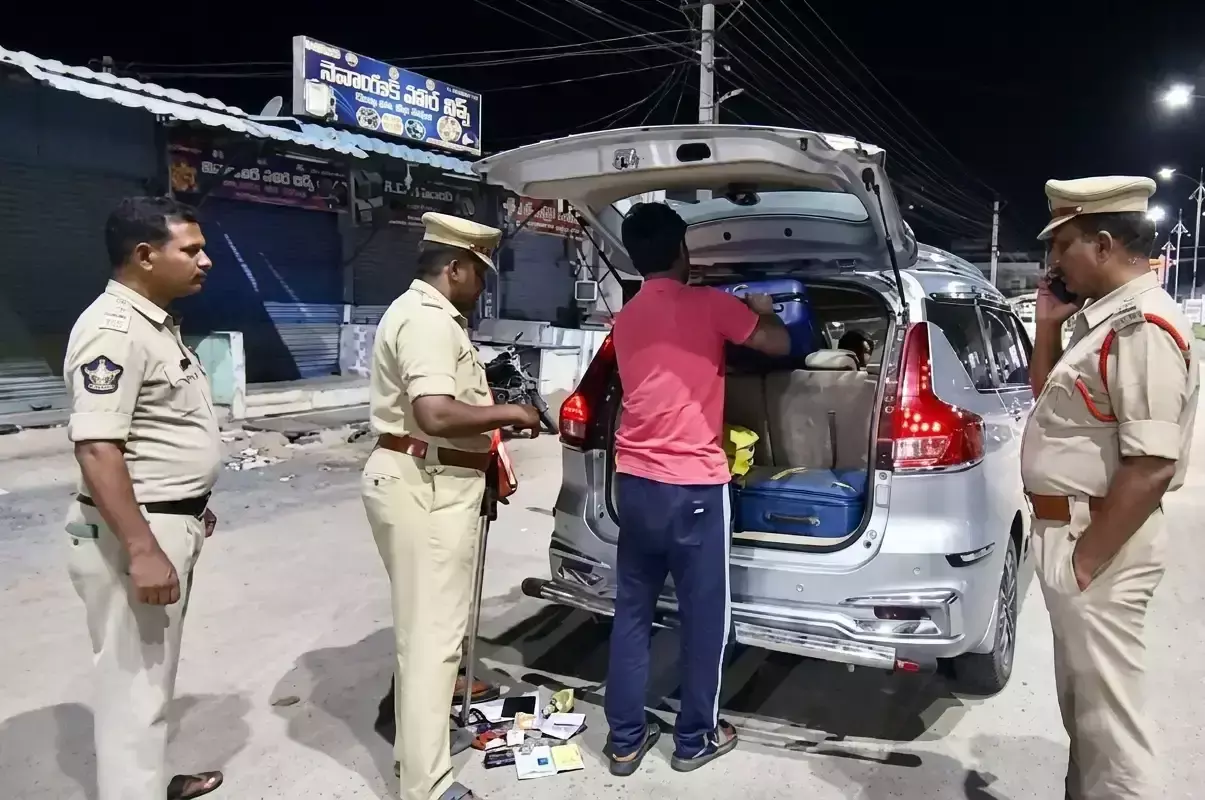 Andhra: नंद्याल पुलिस ने देर रात गश्त बढ़ा दी है