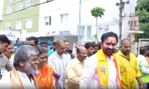 Telangana भाजपा नेताओं ने सिंगारेनी भरोसा यात्रा शुरू की