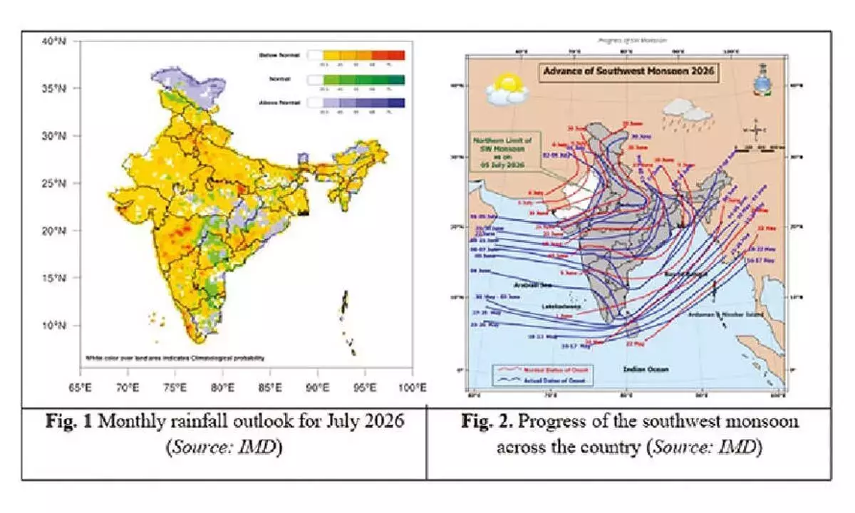 अल नीनो का असर: IMD ने 2026 में सामान्य से कम मॉनसून का अनुमान लगाया है अल नीनो का असर: IMD ने 2026 में सामान्य से कम मॉनसून का अनुमान लगाया है