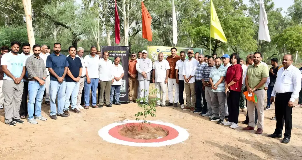 Hisar: हरियाली से ही सुरक्षित रहेगा भविष्य, प्रो. बीआर कम्बोज का संदेश Hisar: हरियाली से ही सुरक्षित रहेगा भविष्य, प्रो. बीआर कम्बोज का संदेश