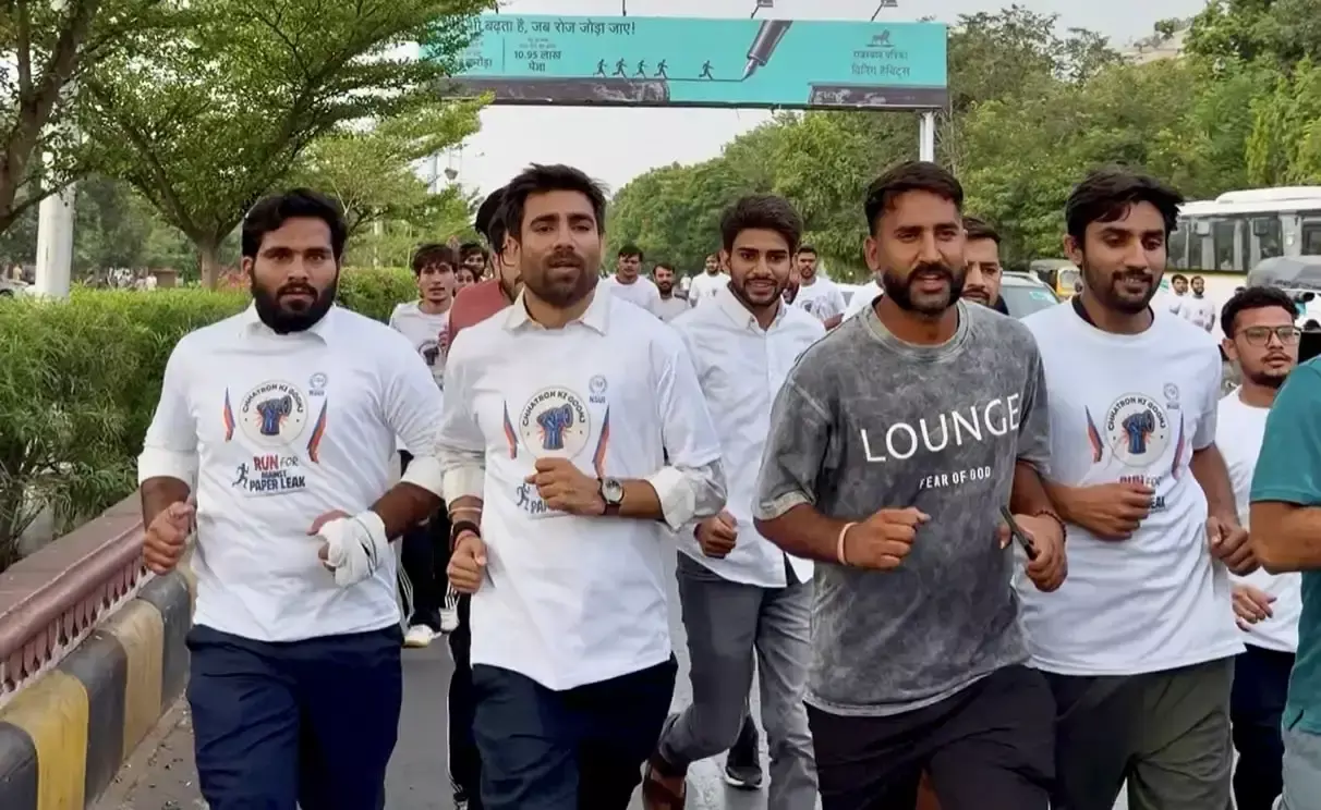 Jaipur: जयपुर में रन अगेंस्ट पेपर लीक अभियान को मिला जबरदस्त समर्थन