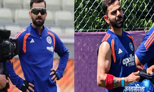 इंग्लैंड ODI सीरीज से पहले नेट्स में विराट कोहली के उड़े स्टंप, वीडियो हुआ वायरल