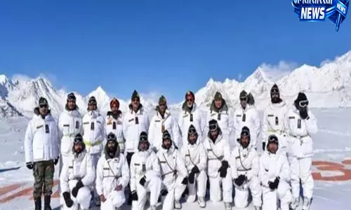 सियाचिन पहुंचे एडजुटेंट जनरल कौशिक, जवानों के साहस और समर्पण को किया सलाम