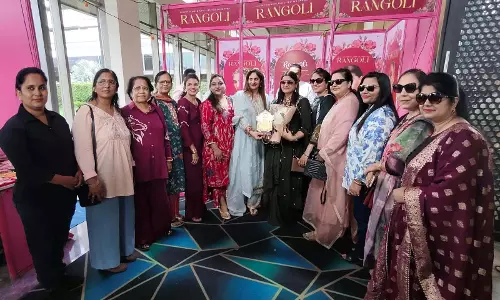 रायपुर में दो दिवसीय रंगोली प्रदर्शनी का आयोजन, पारंपरिक और आधुनिक डिजाइन का दिखा संगम