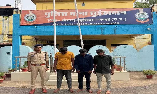 छुईखदान में संदिग्ध गतिविधियों में शामिल तीन लोगों पर कार्रवाई छुईखदान में संदिग्ध गतिविधियों में शामिल तीन लोगों पर कार्रवाई