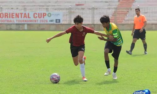 Oriental Cup 2026: गर्ल्स सेमीफाइनलिस्ट तय, मॉडर्न स्कूल ने 6-0 की शानदार जीत दर्ज की Oriental Cup 2026: गर्ल्स सेमीफाइनलिस्ट तय, मॉडर्न स्कूल ने 6-0 की शानदार जीत दर्ज की