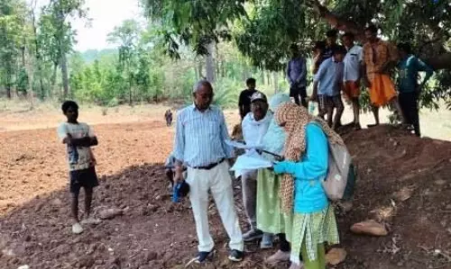 राजस्व सर्वेक्षण से ग्रामीणों को मिला भूमि स्वामित्व का अधिकार राजस्व सर्वेक्षण से ग्रामीणों को मिला भूमि स्वामित्व का अधिकार