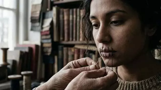 महिला के होंठ सिल दिए, लिखकर बताई दर्दनाक कहानी महिला के होंठ सिल दिए, लिखकर बताई दर्दनाक कहानी