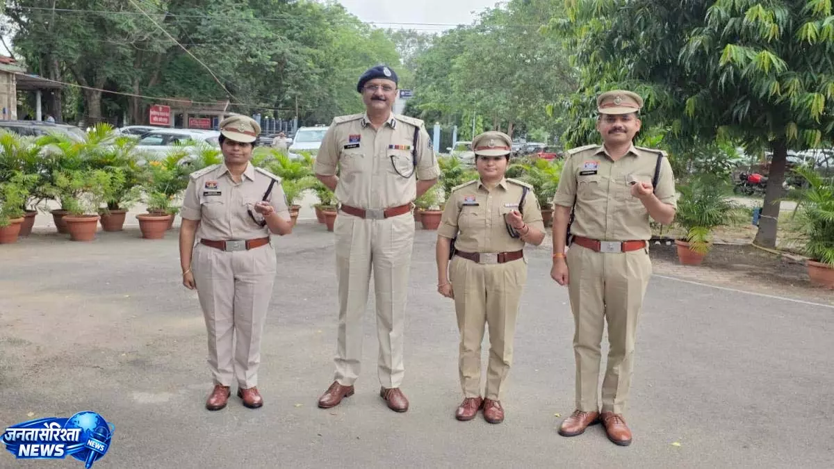 रायपुर कमिश्नरेट में नए DCP और थाना प्रभारियों ने संभाला कार्यभार